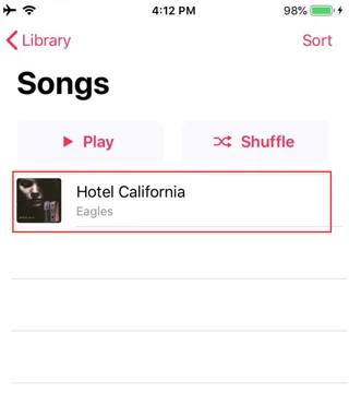 Musiikin synkronointi iPhoneen Enjoxia varten (vaihe 6)